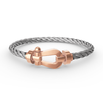 [Royal&Vicky]FORCE LARGE HORSESHOE NO DIAMOND BRACELET ROSE GOLD
