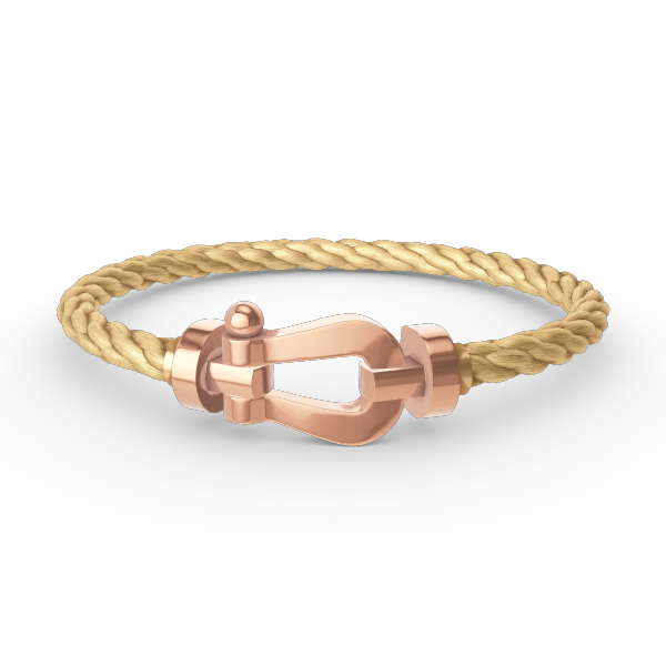 [Royal&Vicky]FORCE LARGE HORSESHOE NO DIAMOND BRACELET ROSE GOLD