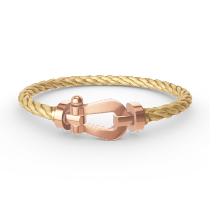 [Royal&Vicky]FORCE LARGE HORSESHOE NO DIAMOND BRACELET ROSE GOLD