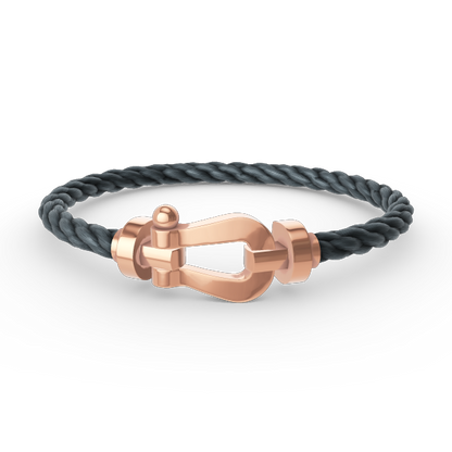 [Royal&Vicky]FORCE LARGE HORSESHOE NO DIAMOND BRACELET ROSE GOLD