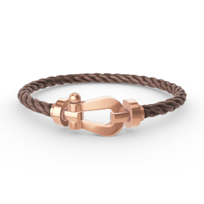 [Royal&Vicky]FORCE LARGE HORSESHOE NO DIAMOND BRACELET ROSE GOLD