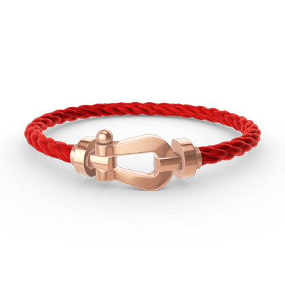 [Royal&Vicky]FORCE LARGE HORSESHOE NO DIAMOND BRACELET ROSE GOLD
