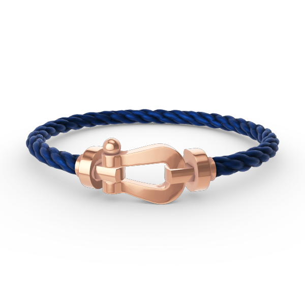 [Royal&Vicky]FORCE LARGE HORSESHOE NO DIAMOND BRACELET ROSE GOLD