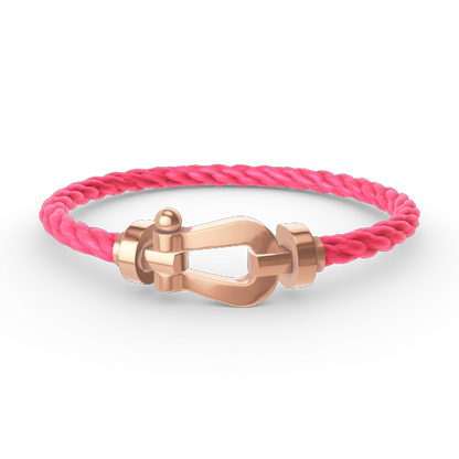 [Royal&Vicky]FORCE LARGE HORSESHOE NO DIAMOND BRACELET ROSE GOLD