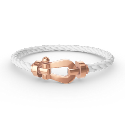 [Royal&Vicky]FORCE LARGE HORSESHOE NO DIAMOND BRACELET ROSE GOLD