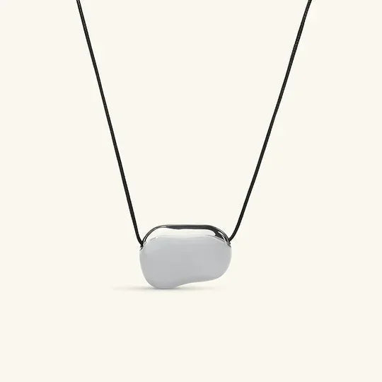 [Royal&Vicky]Cord Pebble Pendant