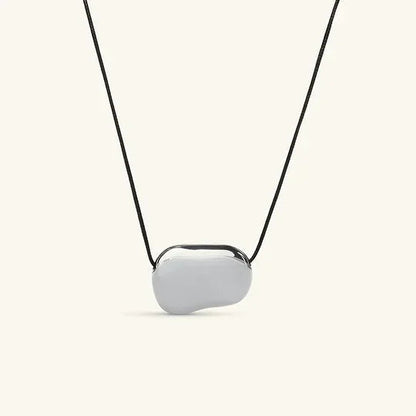 [Royal&Vicky]Cord Pebble Pendant
