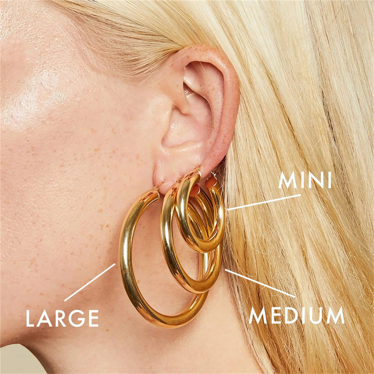 [Royal&Vicky]Broad Round Hoops