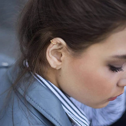 [Royal&Vicky]Terra Huggie Earrings