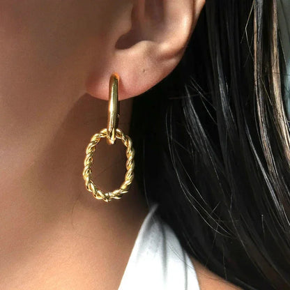 [Royal&Vicky]Skadi Gold Earrings