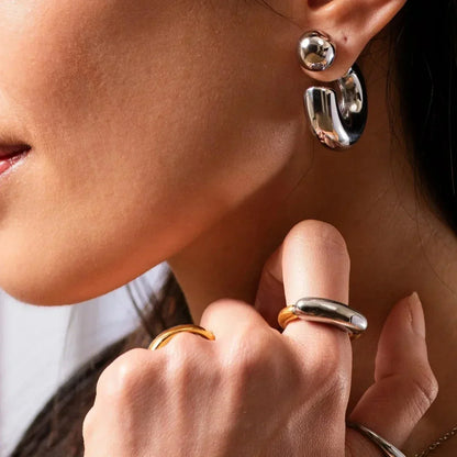 [Royal&Vicky]Seren Two Tone Gold Ring