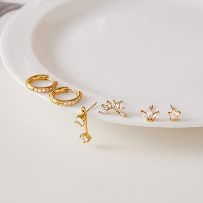 [Royal&Vicky]Essential Diamond Earrings Bundle