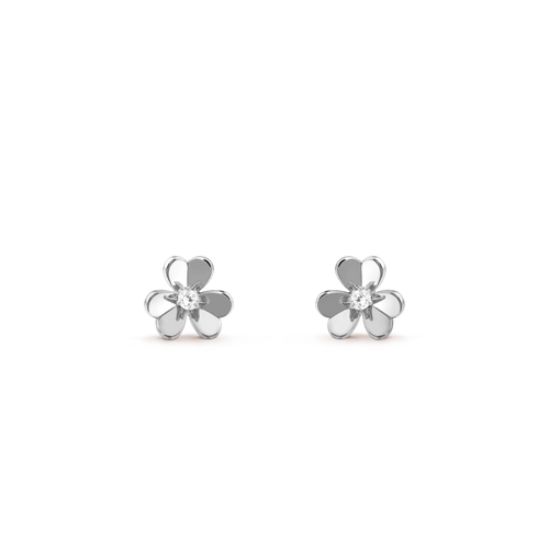 [Royal&Vicky]FRIVOLE MINI SILVER FLOWER EARRINGS