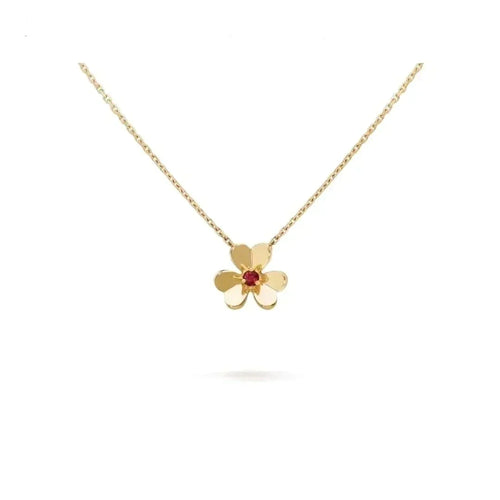 [Royal&Vicky]FRIVOLE GOLD FLOWER NECKLACE