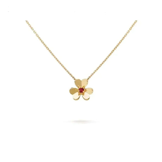 [Royal&Vicky]FRIVOLE GOLD FLOWER NECKLACE