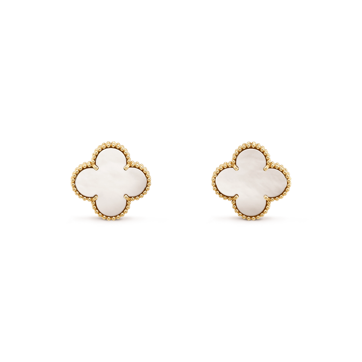 [Royal&Vicky]CLOVER MINI GOLD EARRINGS