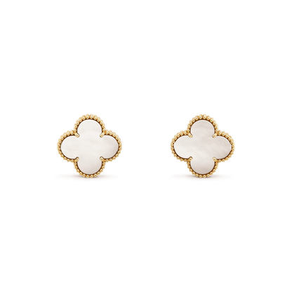 [Royal&Vicky]CLOVER MINI GOLD EARRINGS