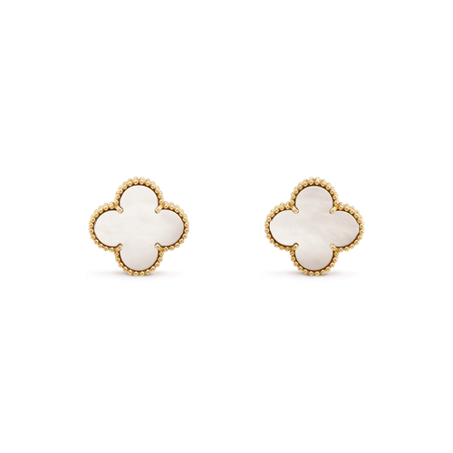 [Royal&Vicky]CLOVER MINI GOLD EARRINGS