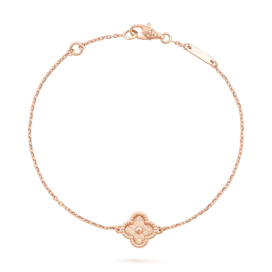 [Royal&Vicky]CLOVER SINGLE FLOWER BRACELET