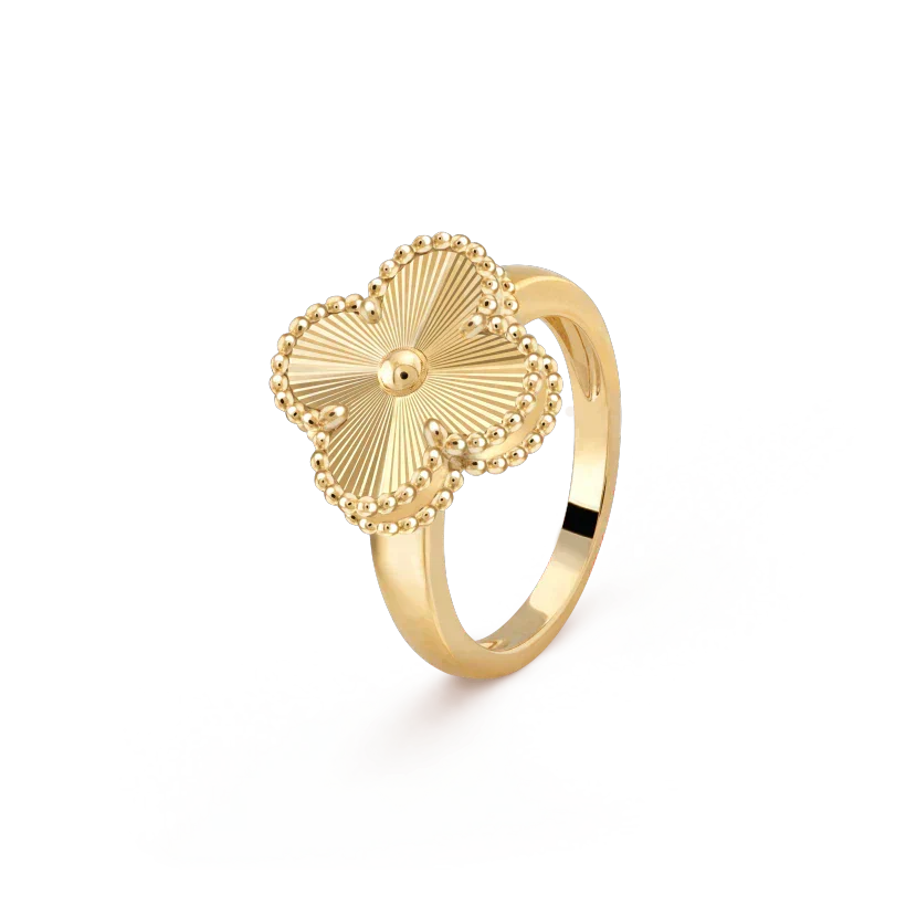 [Royal&Vicky]CLOVER GOLD RING