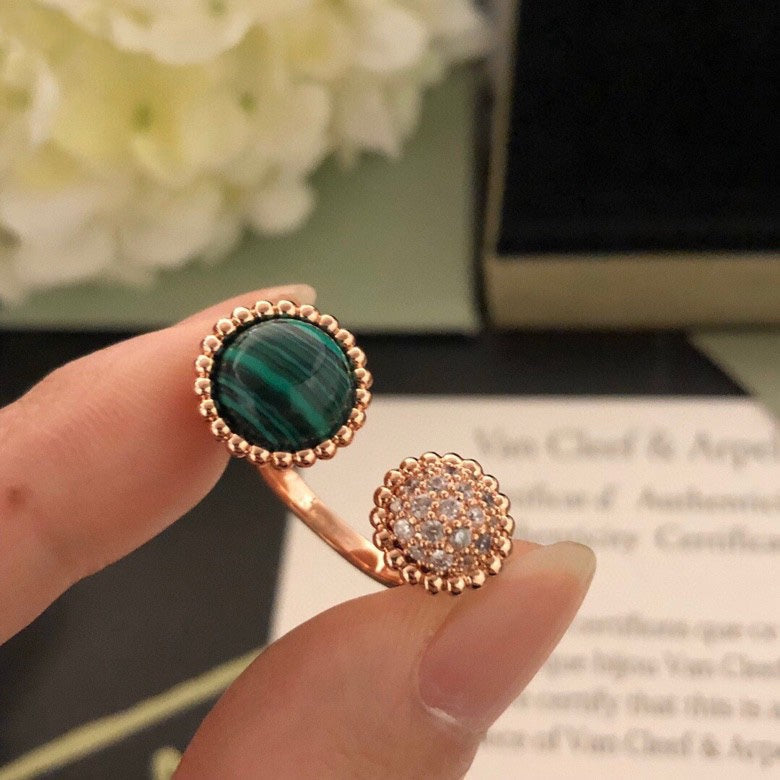 [Royal&Vicky]PERLEE COULEURS DIAMOND ROSE GOLD BETWEEN THE FINGER RING