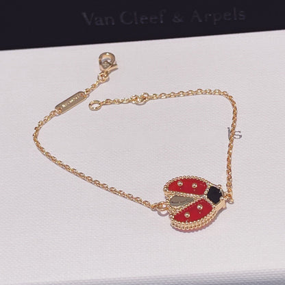 [Royal&Vicky]LUCKY SPRING 1 MOTIF PINK GOLD BRACELET