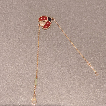 [Royal&Vicky]LUCKY SPRING 1 MOTIF PINK GOLD BRACELET