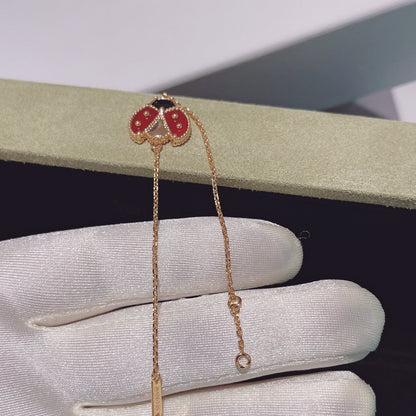 [Royal&Vicky]LUCKY SPRING 1 MOTIF PINK GOLD BRACELET