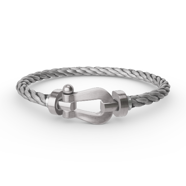 [Royal&Vicky]FORCE LARGE HORSESHOE NO DIAMOND BRACELET SILVER