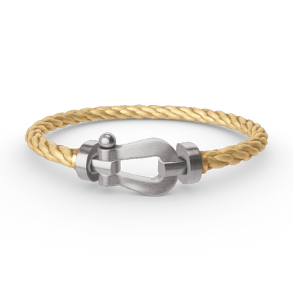 [Royal&Vicky]FORCE LARGE HORSESHOE NO DIAMOND BRACELET SILVER