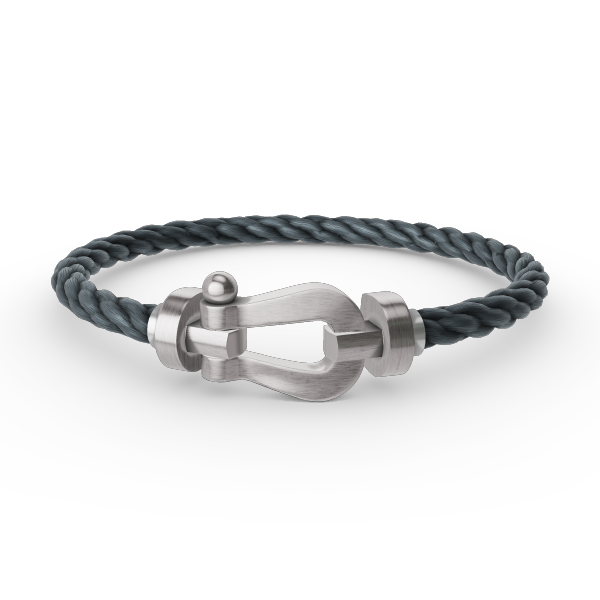 [Royal&Vicky]FORCE LARGE HORSESHOE NO DIAMOND BRACELET SILVER