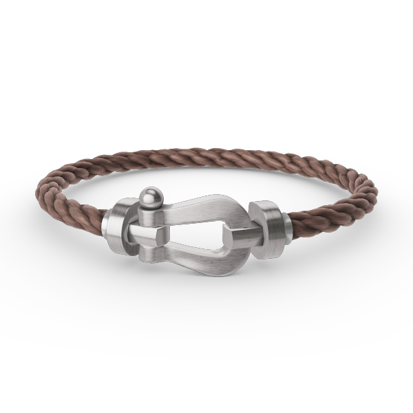 [Royal&Vicky]FORCE LARGE HORSESHOE NO DIAMOND BRACELET SILVER