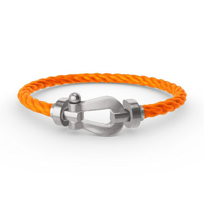 [Royal&Vicky]FORCE LARGE HORSESHOE NO DIAMOND BRACELET SILVER