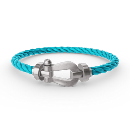 [Royal&Vicky]FORCE LARGE HORSESHOE NO DIAMOND BRACELET SILVER