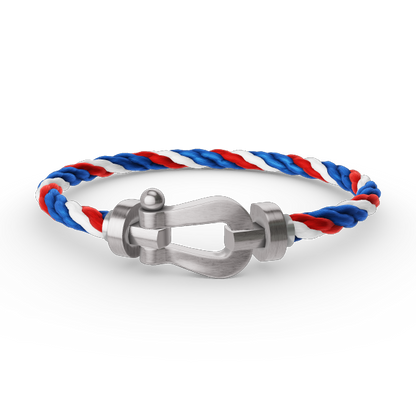 [Royal&Vicky]FORCE LARGE HORSESHOE NO DIAMOND BRACELET SILVER