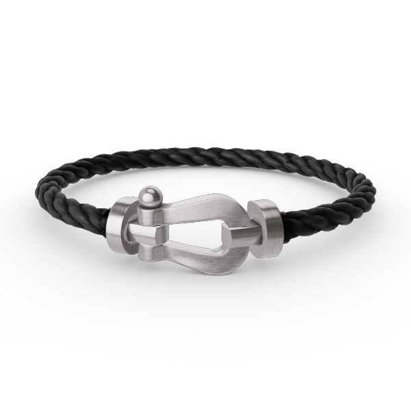 [Royal&Vicky]FORCE LARGE HORSESHOE NO DIAMOND BRACELET SILVER