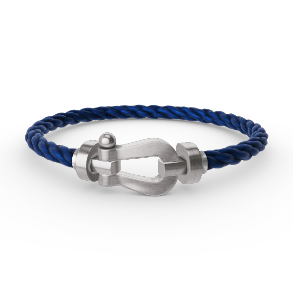 [Royal&Vicky]FORCE LARGE HORSESHOE NO DIAMOND BRACELET SILVER