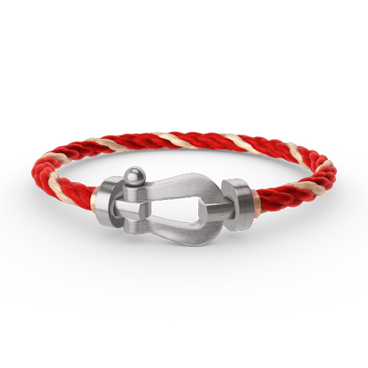 [Royal&Vicky]FORCE LARGE HORSESHOE NO DIAMOND BRACELET SILVER