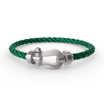 [Royal&Vicky]FORCE LARGE HORSESHOE NO DIAMOND BRACELET SILVER