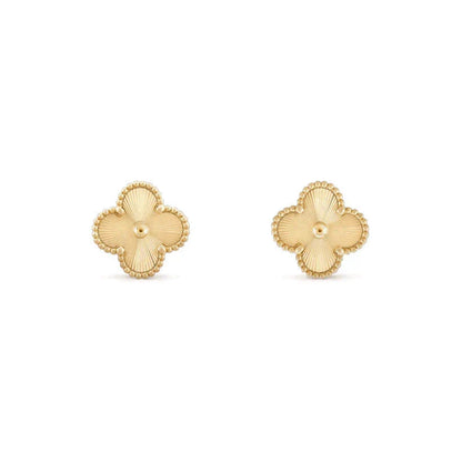 [Royal&Vicky]CLOVER MEDIUM 1 MOTIFS LASER EARRINGS