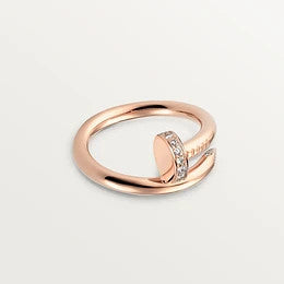 [Royal&Vicky]JUSTE RING 2.65MM PINK GOLD DIAMOND