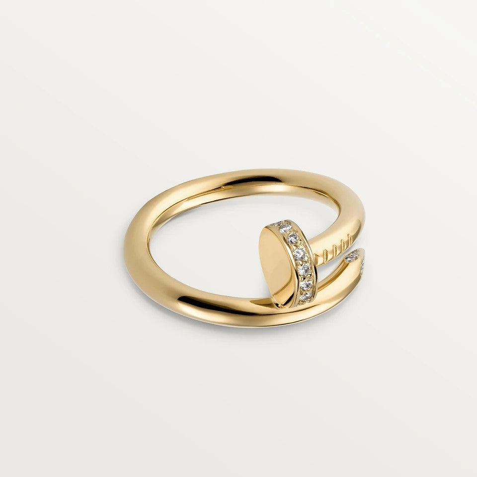 [Royal&Vicky]JUSTE RING 2.65MM GOLD DIAMOND