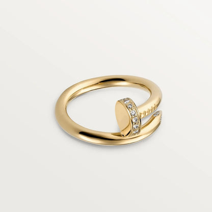 [Royal&Vicky]JUSTE RING 2.65MM GOLD DIAMOND