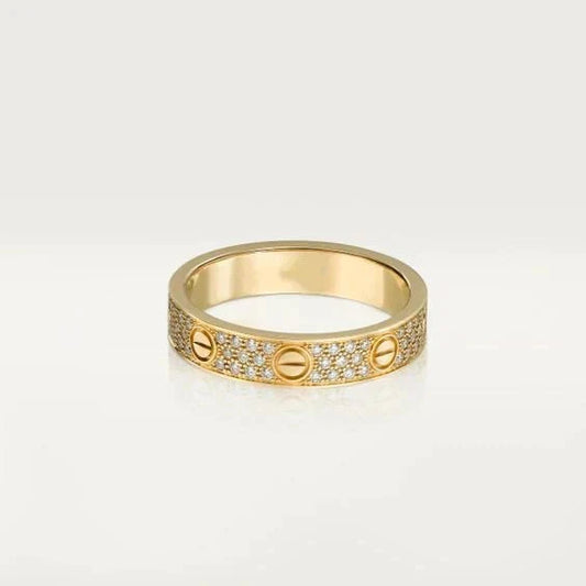[Royal&Vicky]LOVE RING 3.6MM DIAMOND PAVED