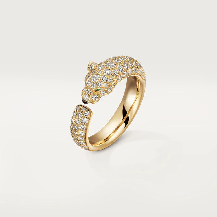 [Royal&Vicky]PANTHERE PINK GOLD DIAMOND RING