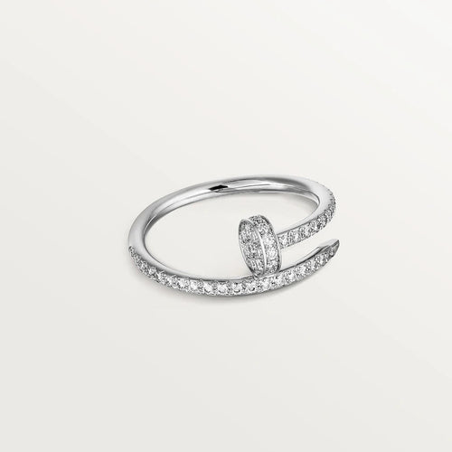[Royal&Vicky]JUSTE RING 1.8MM SILVER DIAMONDS