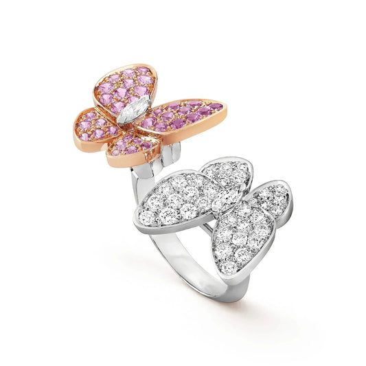 [Royal&Vicky]TWIN BUTTERFLY DIAMOND RING